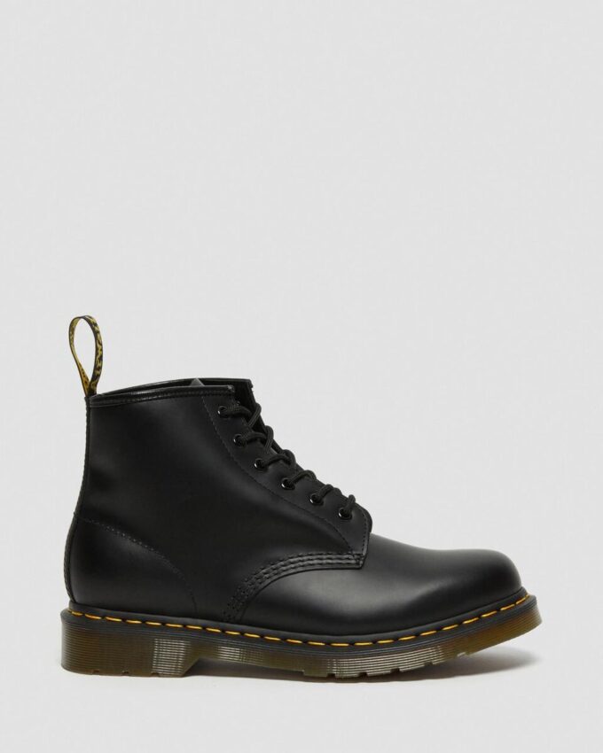 101 Ghete Smooth Leather cu cusături galbene 101 Ghete Smooth Leather cu cusături galbene