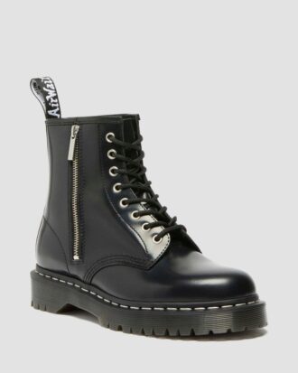 1460 Bex Smooth Leather Cizme cu șireturi și fermoar