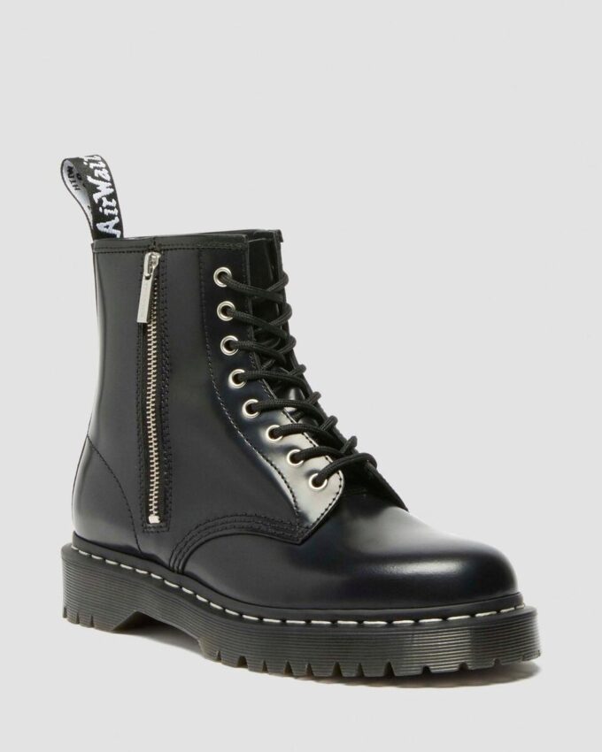 1460 Bex Smooth Leather Cizme cu șireturi și fermoar