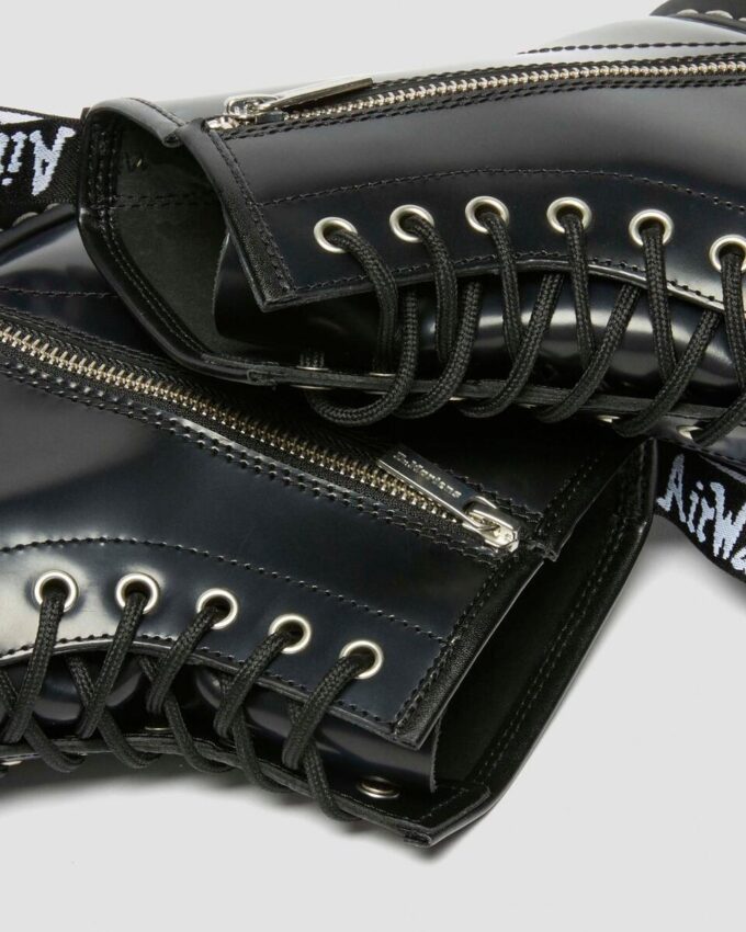 1460 Bex Smooth Leather Cizme cu șireturi și fermoar