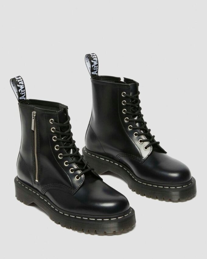 1460 Bex Smooth Leather Cizme cu șireturi și fermoar
