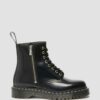 1460 Bex Smooth Leather Cizme cu șireturi și fermoar