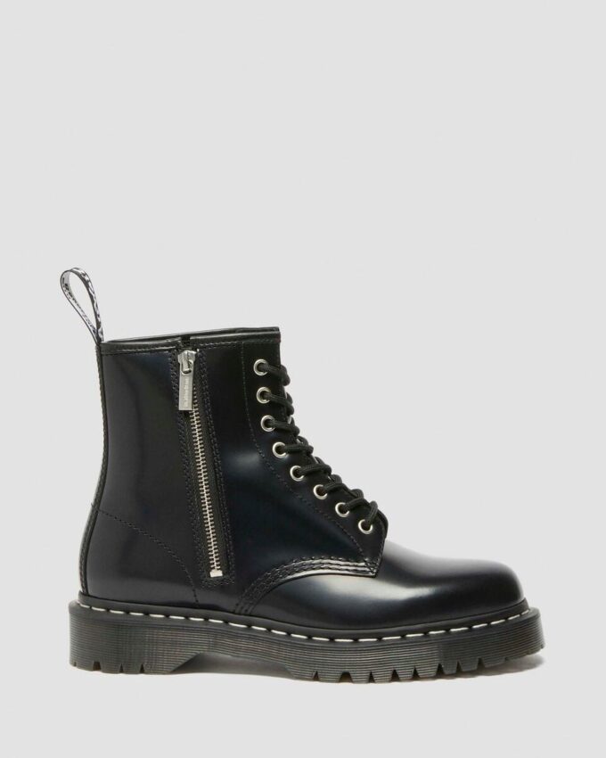 1460 Bex Smooth Leather Cizme cu șireturi și fermoar