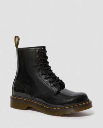 1460 Cizme cu șireturi din Patent Leather pentru femei