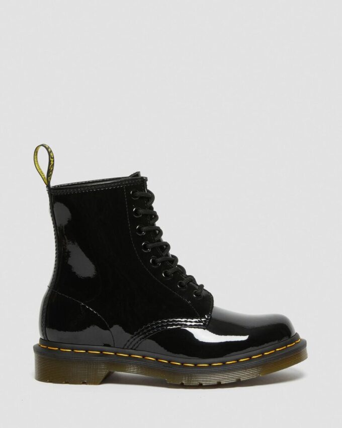 1460 Cizme cu șireturi din Patent Leather pentru femei 1460 Cizme cu șireturi din Patent Leather pentru femei