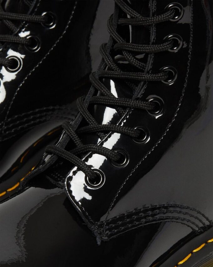 1460 Cizme cu șireturi din Patent Leather pentru femei 1460 Cizme cu șireturi din Patent Leather pentru femei