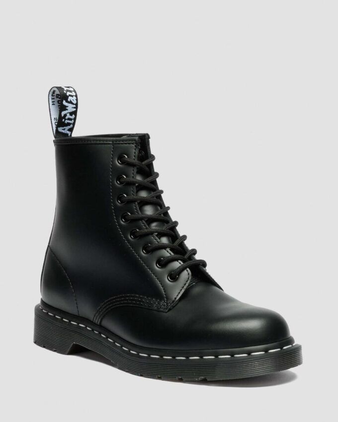 1460 Cizme cu șireturi din Smooth Leather cu cusături albe 1460 Cizme cu șireturi din Smooth Leather cu cusături albe