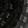 1460 Cizme din piele cu șireturi și căptușeală din blană artificială 1460 Cizme din piele cu șireturi și căptușeală din blană artificială