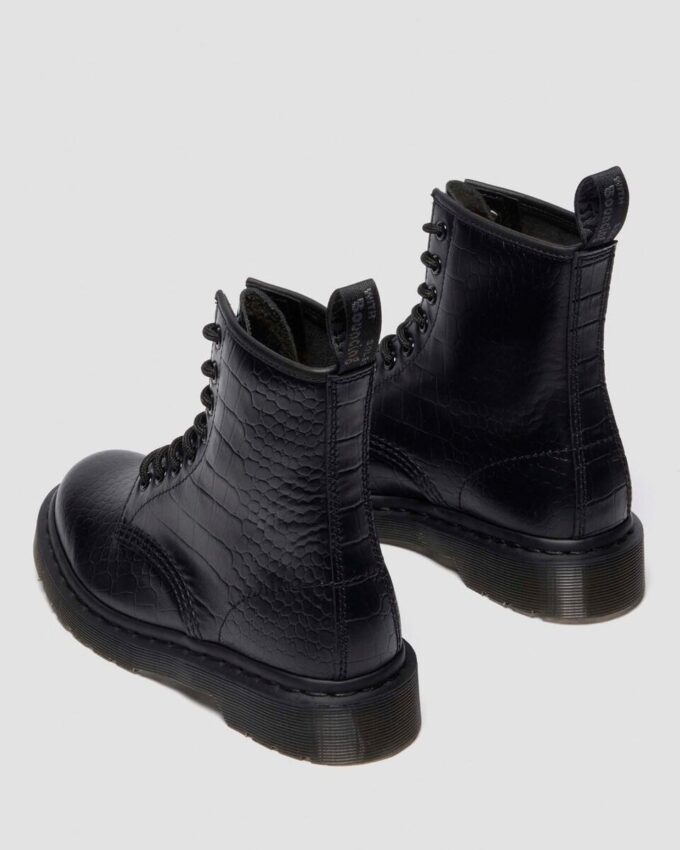 1460 CROCO Cizme din piele cu imprimeu crocodil 1460 CROCO Cizme din piele cu imprimeu crocodil