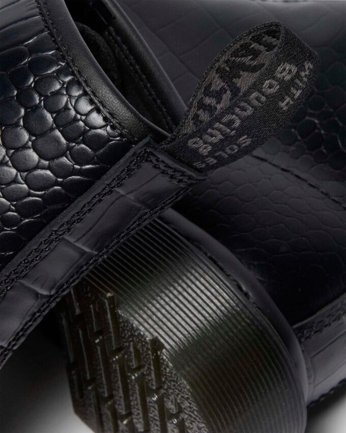 1460 CROCO Cizme din piele cu imprimeu crocodil 1460 CROCO Cizme din piele cu imprimeu crocodil