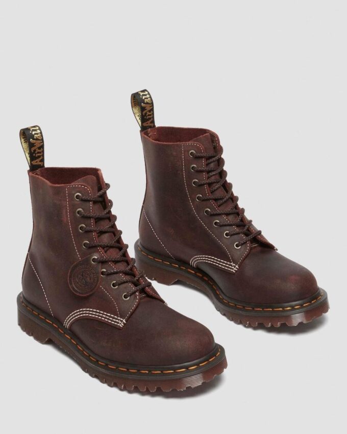 1460 Fabricat în Anglia Cizme cu șireturi Wax Commander 1460 Fabricat în Anglia Cizme cu șireturi Wax Commander