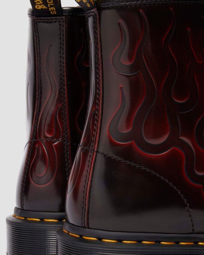 1460 Inferno Arcadia Cizme din piele Rub Off
