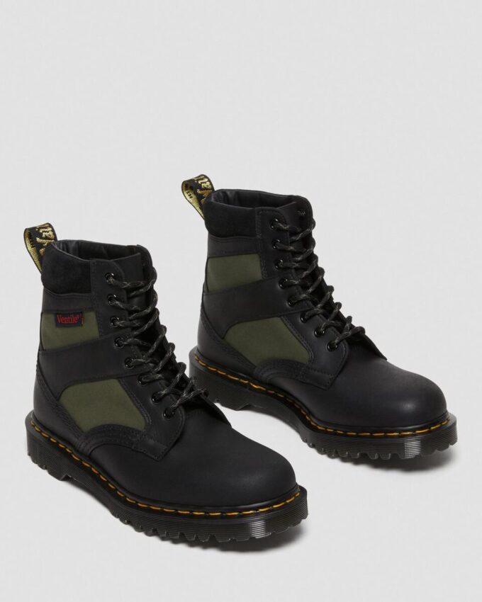 1460 Made in England Cizme cu șireturi și panouri căptușite 1460 Made in England Cizme cu șireturi și panouri căptușite