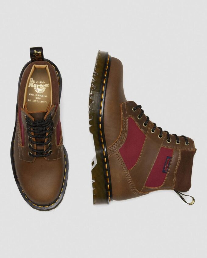 1460 Made in England Cizme cu șireturi și panouri căptușite 1460 Made in England Cizme cu șireturi și panouri căptușite