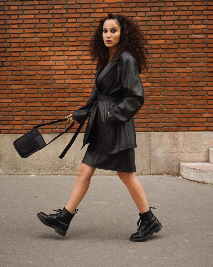 1460 MONO Cizme cu șireturi din Smooth Leather 1460 MONO Cizme cu șireturi din Smooth Leather