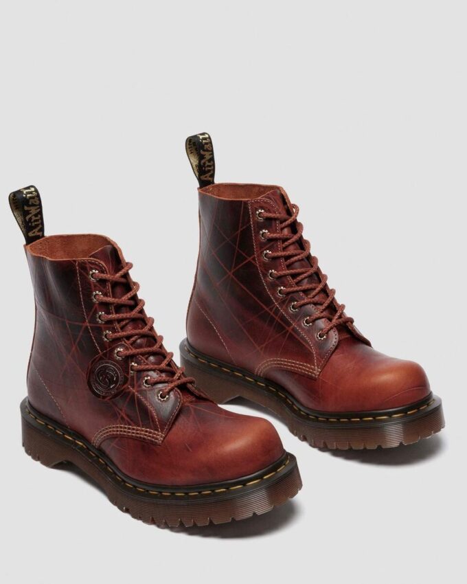 1460 Pascal Bex Made In England Cizme din piele cu vârf rotunjit
