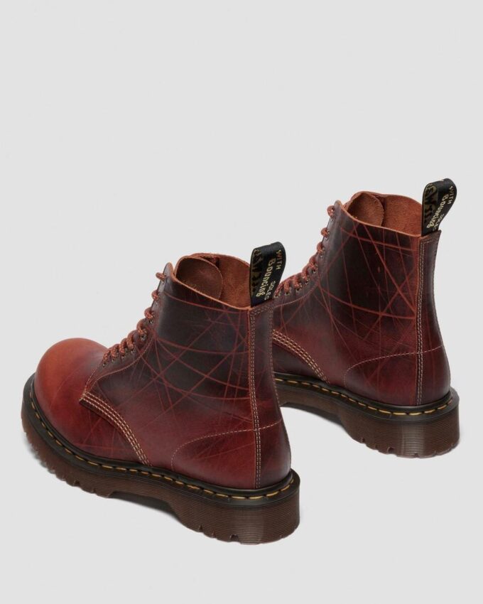 1460 Pascal Bex Made In England Cizme din piele cu vârf rotunjit