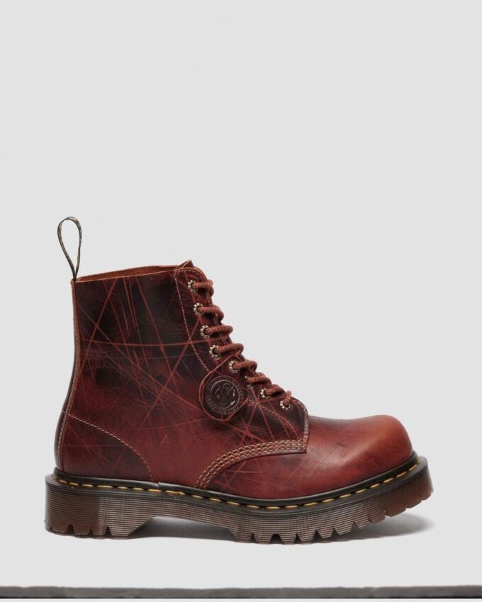 1460 Pascal Bex Made In England Cizme din piele cu vârf rotunjit