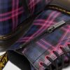 1460 Pascal JUNIOR CIZME CU ȘNURURI PENTRU COPII, ROZ CU TARTAN