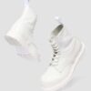 1460 Twist MM6 Cizme din piele netedă + Virginia Leather cu șireturi 1460 Twist MM6 Cizme din piele netedă + Virginia Leather cu șireturi
