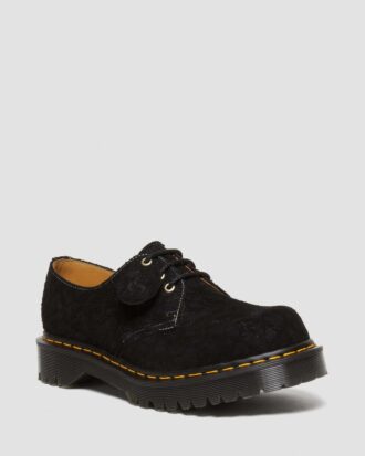 1461 Bex Made in England Pantofi Oxford din piele de căprioară embosată