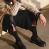 1461 Bex Made in England Pantofi Oxford din piele de căprioară embosată 1461 Bex Made in England Pantofi Oxford din piele de căprioară embosată