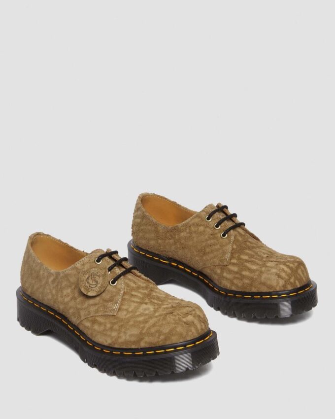 1461 Bex Made in England Pantofi Oxford din piele de căprioară embosată 1461 Bex Made in England Pantofi Oxford din piele de căprioară embosată