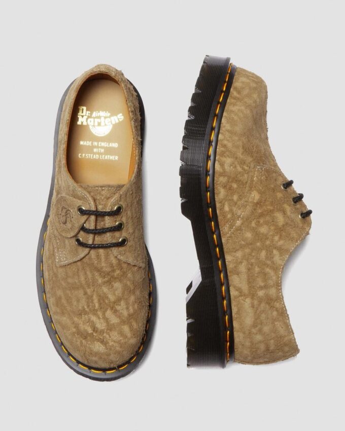 1461 Bex Made in England Pantofi Oxford din piele de căprioară embosată 1461 Bex Made in England Pantofi Oxford din piele de căprioară embosată