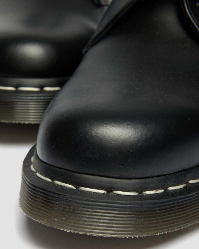 1461 Pantofi cu șireturi din Smooth Leather cu cusături albe