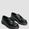 1461 Pantofi cu șireturi din Smooth Leather cu cusături albe