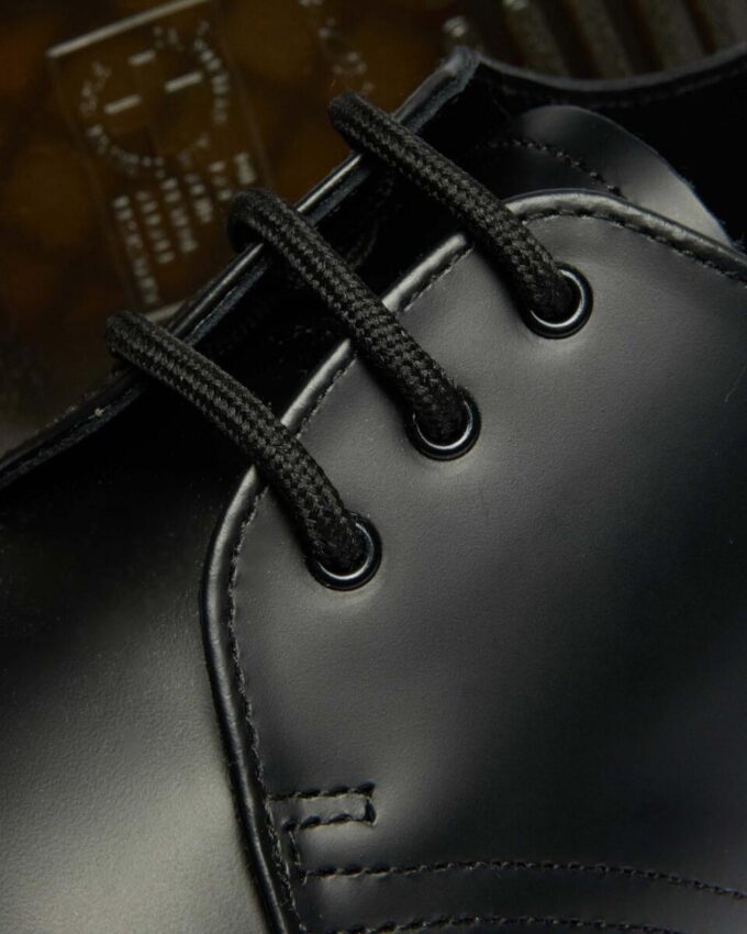 1461 Pantofi cu șireturi din Smooth Leather cu cusături albe