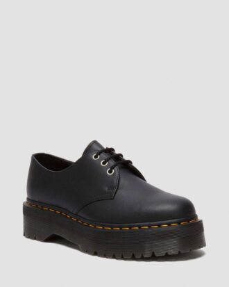 1461 Pantofi Oxford cu platformă din piele reciclată Genix Nappa Leather