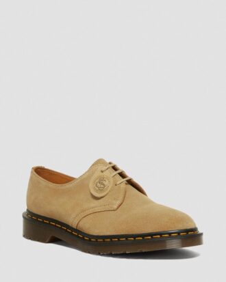 1461 Pantofi Oxford din piele de căprioară Buck, fabricați în Anglia