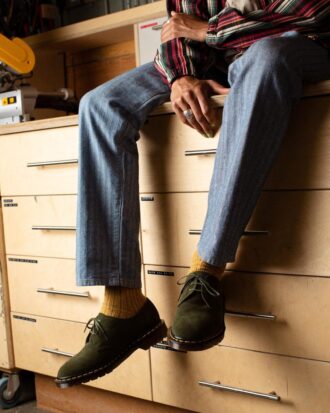 1461 Pantofi Oxford din piele de căprioară Buck, fabricați în Anglia