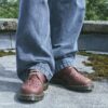 1461 Pantofi Oxford din piele de căprioară Desert Oasis, fabricați în Anglia