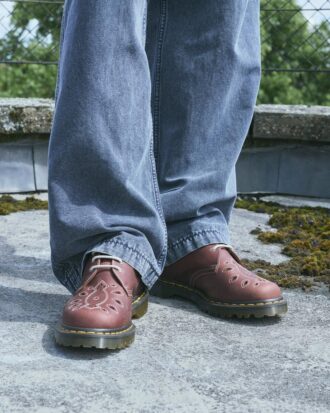 1461 Pantofi Oxford din piele de căprioară Desert Oasis, fabricați în Anglia