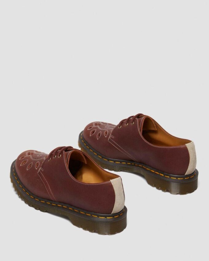 1461 Pantofi Oxford din piele de căprioară Desert Oasis, fabricați în Anglia