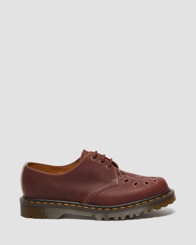 1461 Pantofi Oxford din piele de căprioară Desert Oasis, fabricați în Anglia