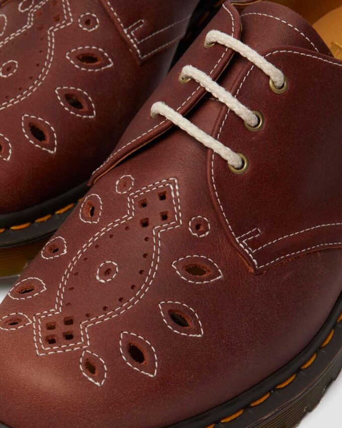 1461 Pantofi Oxford din piele de căprioară Desert Oasis, fabricați în Anglia