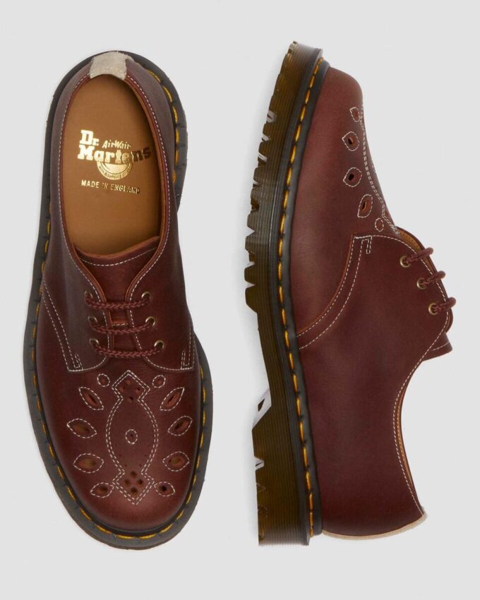 1461 Pantofi Oxford din piele de căprioară Desert Oasis, fabricați în Anglia