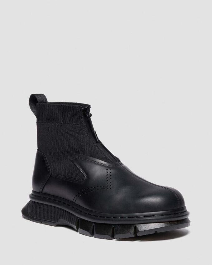 14XX QUBIST ZIP BOOT Cizme din piele moale cu fermoar