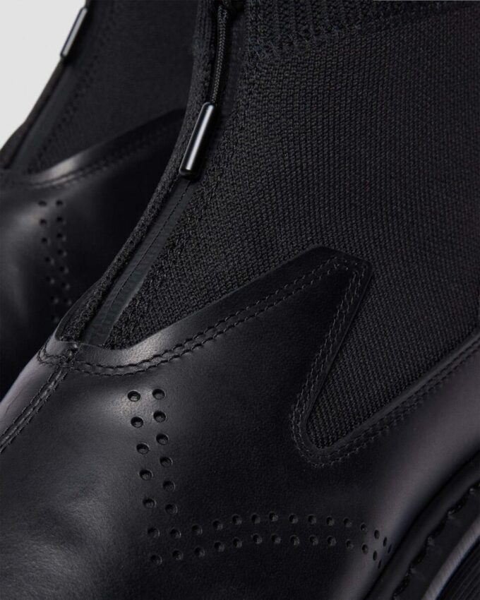 14XX QUBIST ZIP BOOT Cizme din piele moale cu fermoar