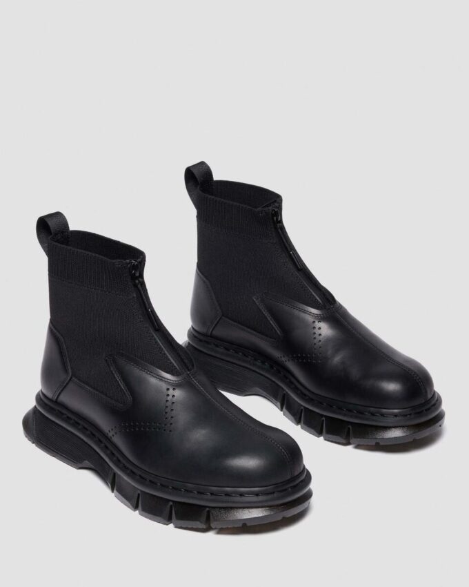 14XX QUBIST ZIP BOOT Cizme din piele moale cu fermoar