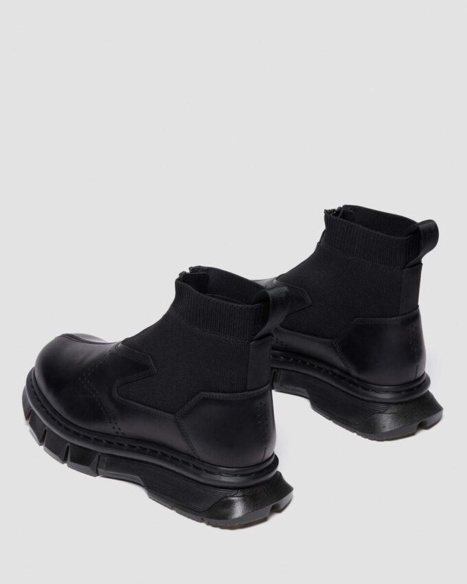 14XX QUBIST ZIP BOOT Cizme din piele moale cu fermoar