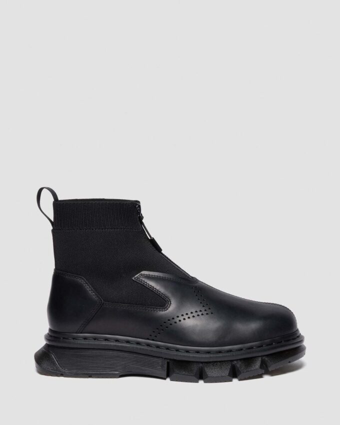 14XX QUBIST ZIP BOOT Cizme din piele moale cu fermoar
