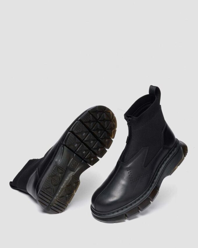 14XX QUBIST ZIP BOOT Cizme din piele moale cu fermoar