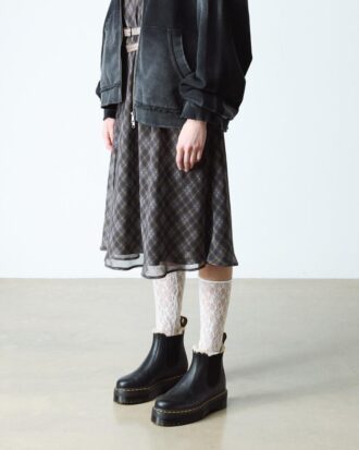 2976 Chelsea Boot cu platformă căptușită cu blană artificială