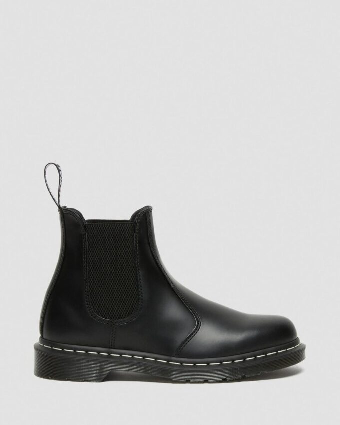 2976 Chelsea Boot din piele Smooth Leather cu cusături albe