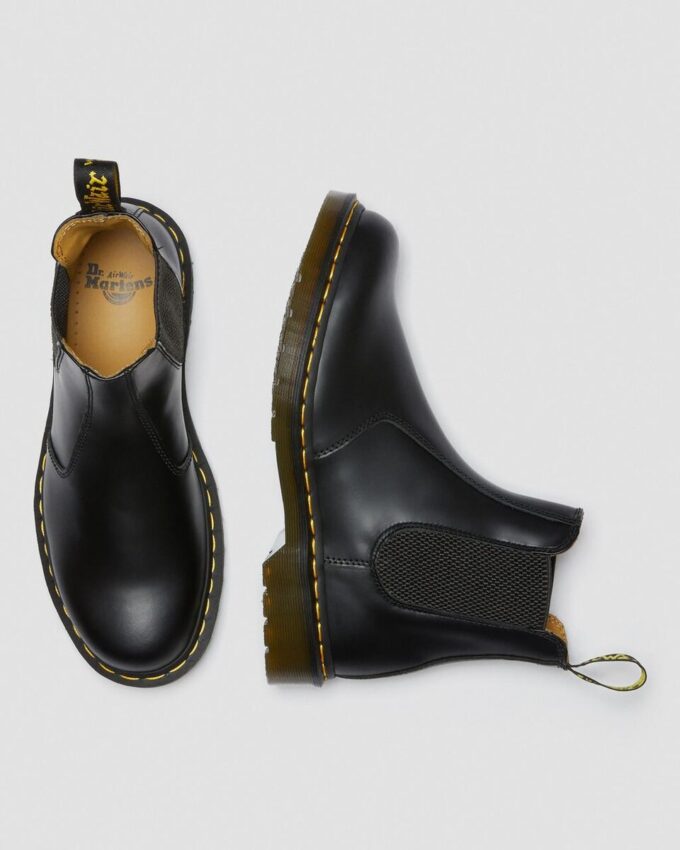 2976 Chelsea Boot din piele Smooth Leather cu cusături galbene