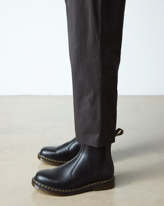 2976 Chelsea Boot din piele Smooth Leather cu cusături galbene